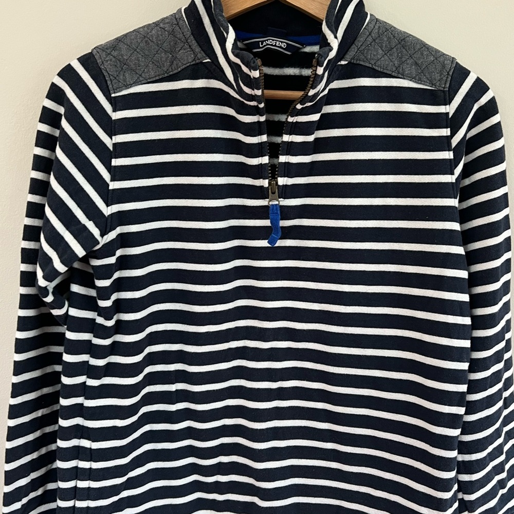 Boys Land’s End Quarter Zip Sweatshirt